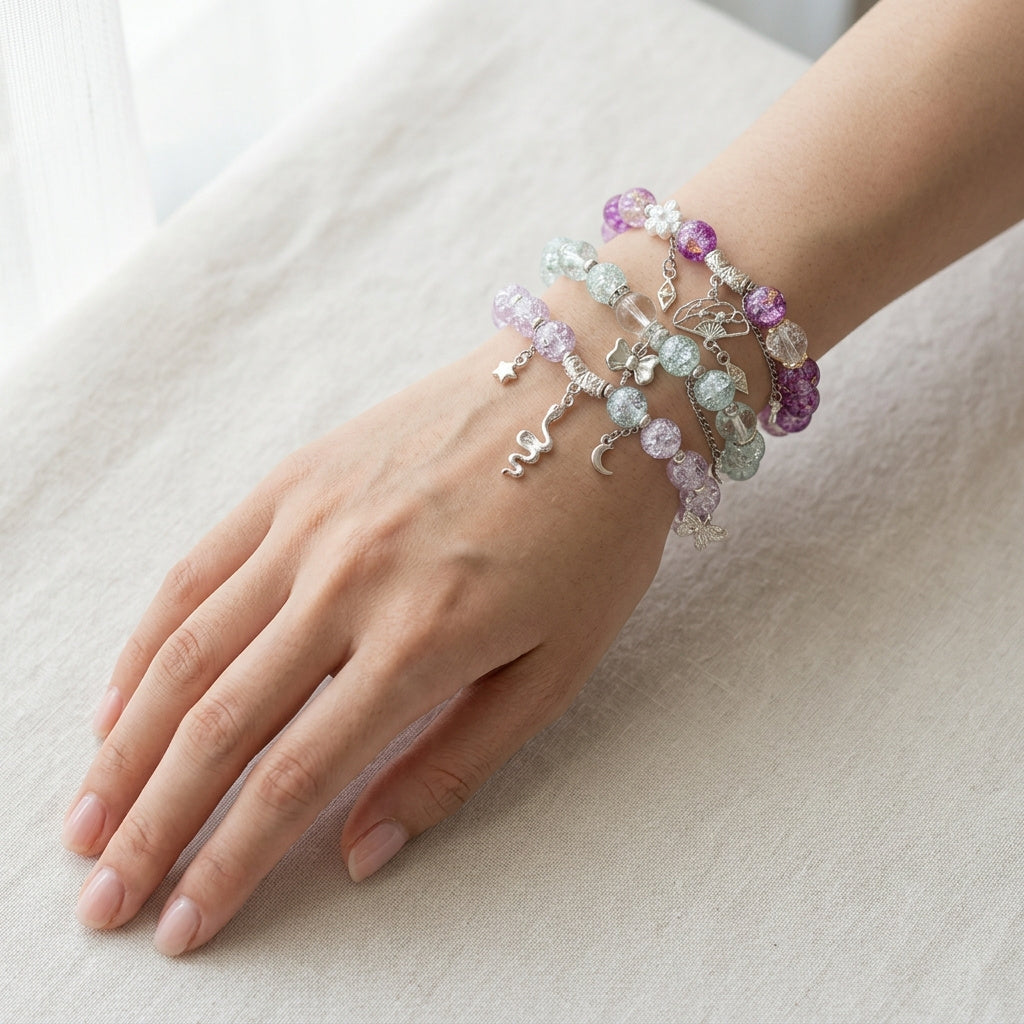 Set de Pulseras Chrystal
